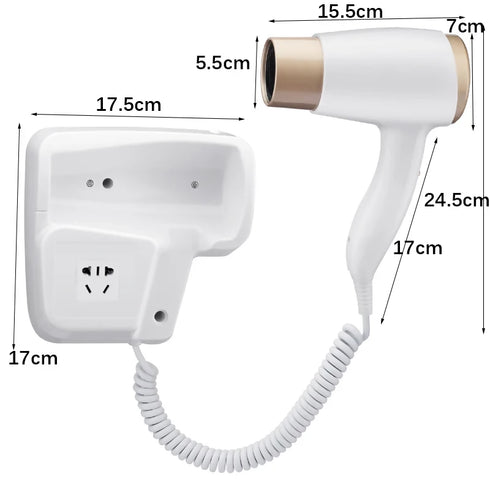 Wall Mount Professional Hair Dryer